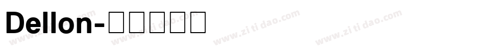 Dellon字体转换