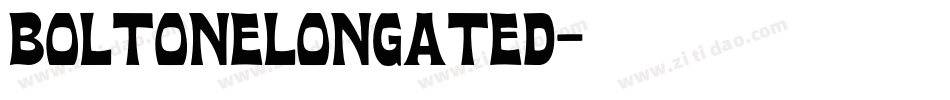 BoltonElongated字体转换