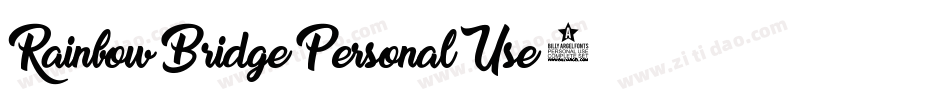 Rainbow-Bridge-Personal-Use-1字体转换