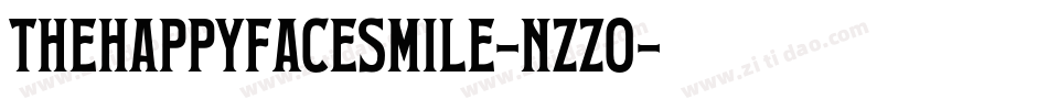 TheHappyFaceSmile-nZZO字体转换 TheHappyFaceSmile-nZZO字体转换