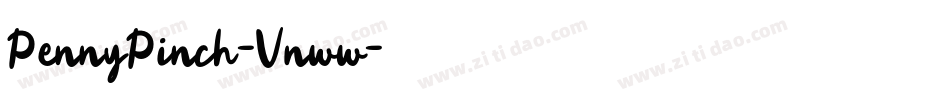 PennyPinch-Vnww字体转换