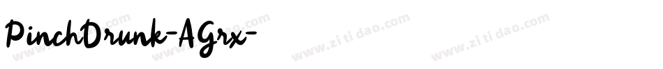 PinchDrunk-AGrx字体转换