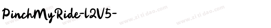 PinchMyRide-l2V5字体转换