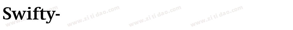 Swifty字体转换