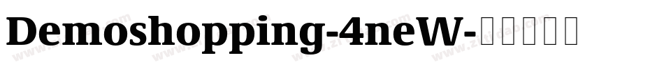Demoshopping-4neW字体转换