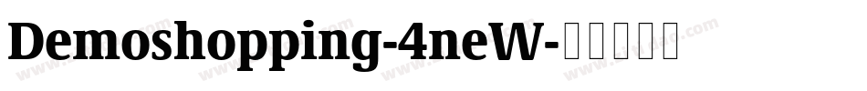 Demoshopping-4neW字体转换