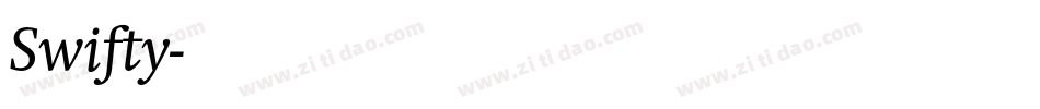 Swifty字体转换
