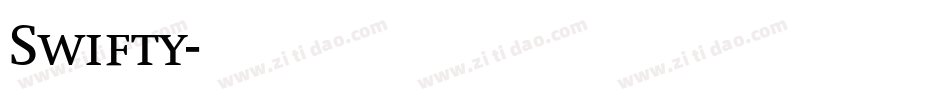 Swifty字体转换