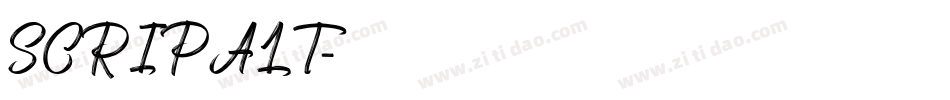 SCRIPALT字体转换
