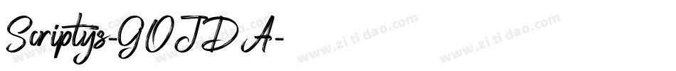 Scriptys-GOJDA字体转换