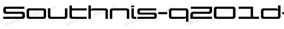 Southnis-qZ01d字体转换