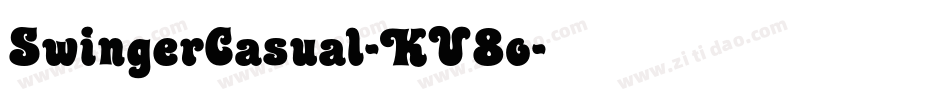 SwingerCasual-KV8o字体转换