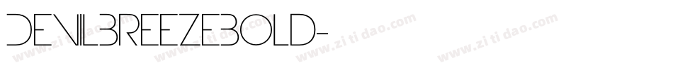 DevilBreezeBold字体转换