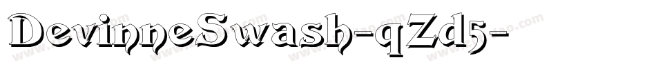 DevinneSwash-qZd5字体转换