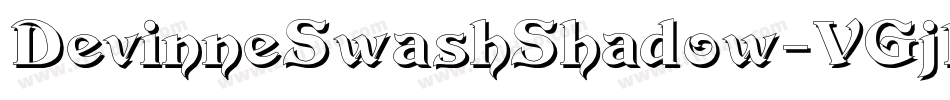 DevinneSwashShadow-VGjB字体转换