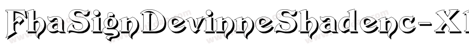 FhaSignDevinneShadenc-XPLd字体转换