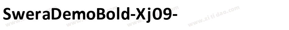 SweraDemoBold-Xj09字体转换