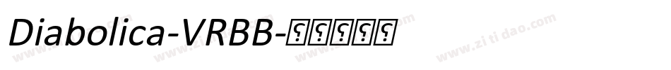 Diabolica-VRBB字体转换