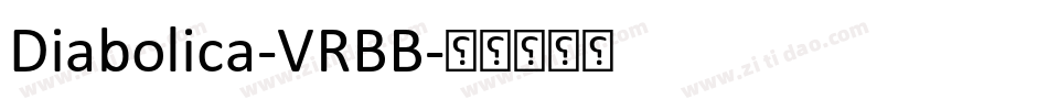 Diabolica-VRBB字体转换