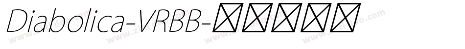 Diabolica-VRBB字体转换