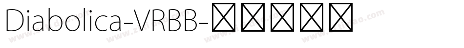 Diabolica-VRBB字体转换