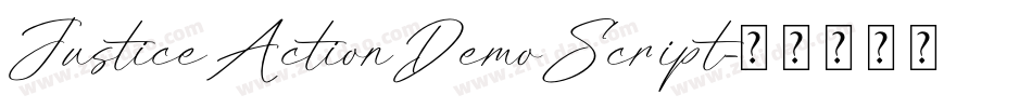 JusticeActionDemoScript字体转换
