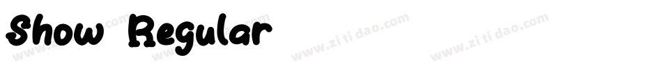 Show-Regular字体转换