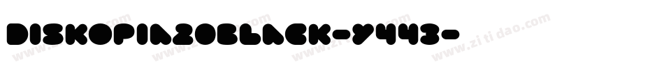 Diskopia20Black-y443字体转换