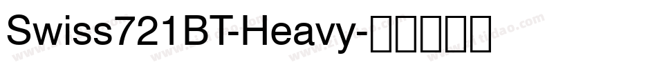 Swiss721BT-Heavy字体转换