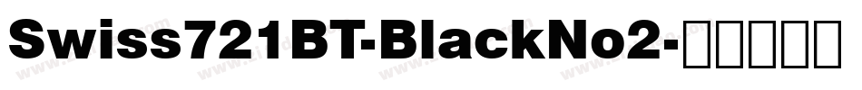 Swiss721BT-BlackNo2字体转换