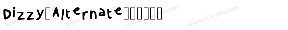 Dizzy-Alternate字体转换