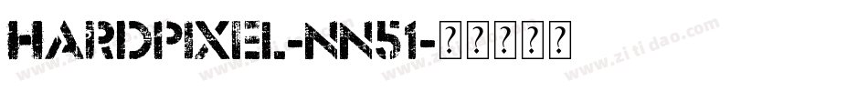Hardpixel-nn51字体转换