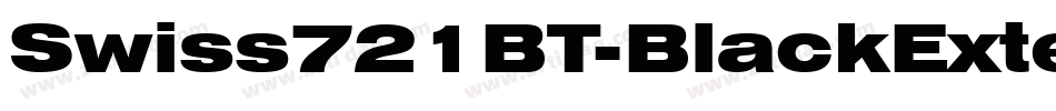Swiss721BT-BlackExtended字体转换