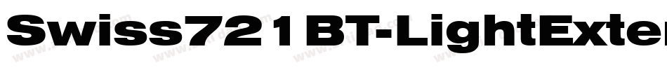 Swiss721BT-LightExtended字体转换