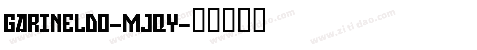 Garineldo-MJqY字体转换