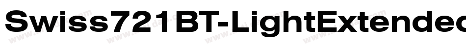 Swiss721BT-LightExtended字体转换