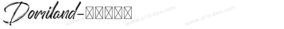 Domiland字体转换