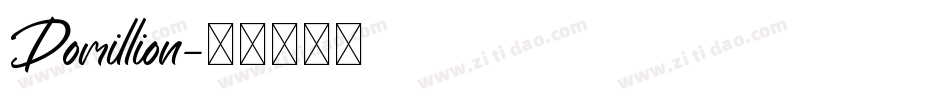 Domillion字体转换