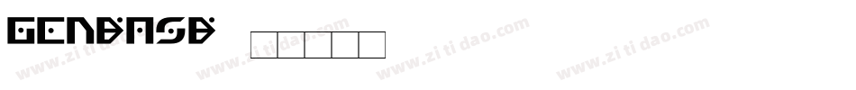 GenBasB字体转换