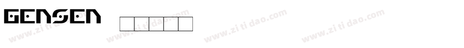 gensen字体转换