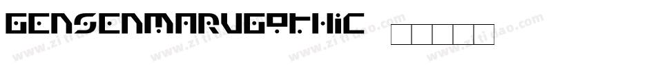 gensenmarugothic字体转换