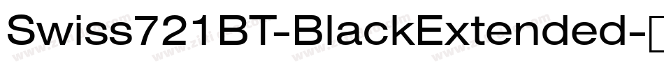 Swiss721BT-BlackExtended字体转换