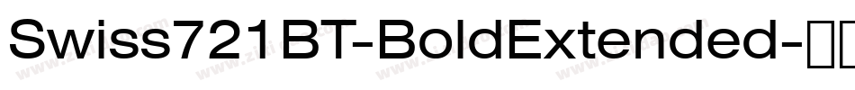 Swiss721BT-BoldExtended字体转换