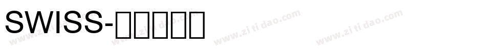 SWISS字体转换
