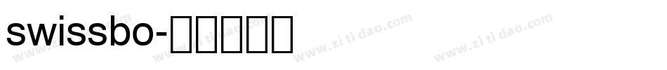 swissbo字体转换