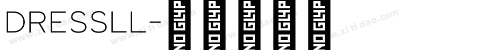DRESSLL字体转换