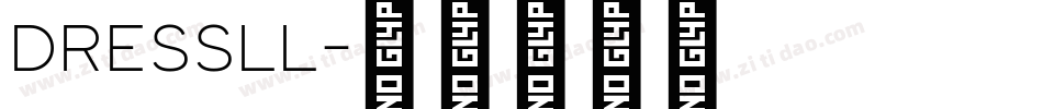 DRESSLL字体转换