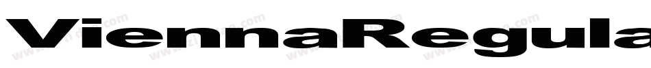 ViennaRegular字体转换