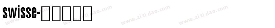 swisse字体转换