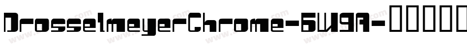 DrosselmeyerChrome-6W9A字体转换